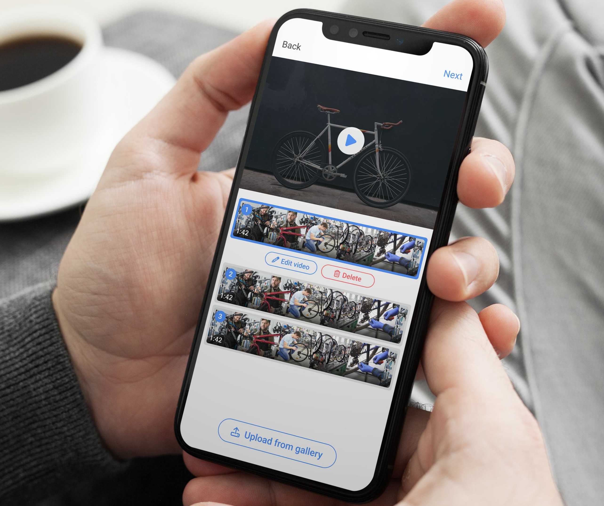 Video Editor Mobile mockup